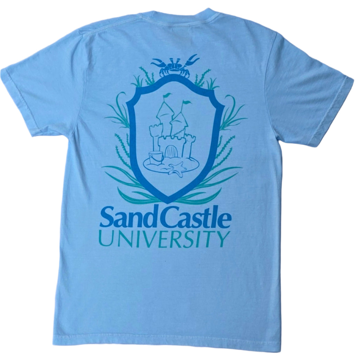 SCU Crest T-Shirt - Sky Blue
