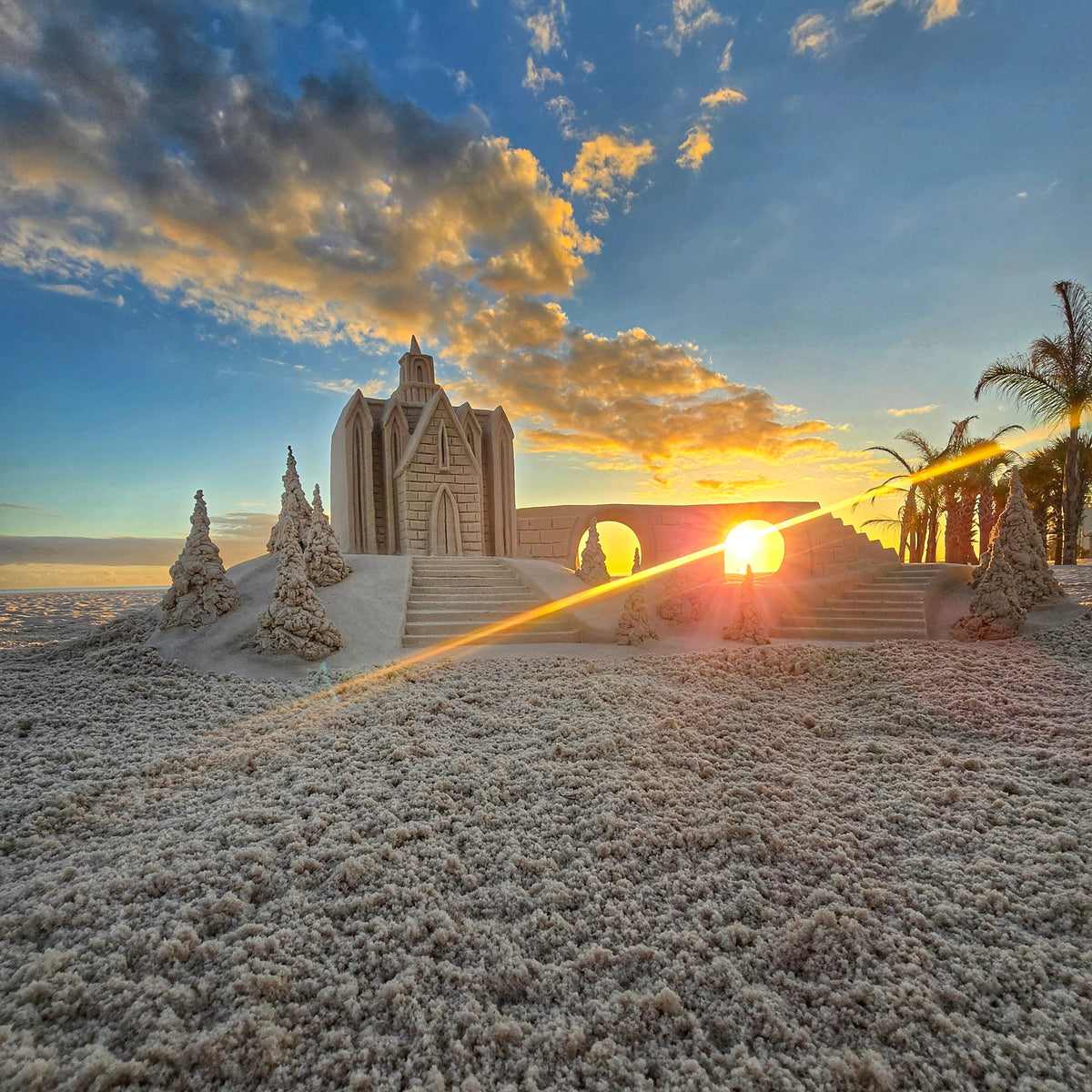 Print 16x20 - Sunset Castle