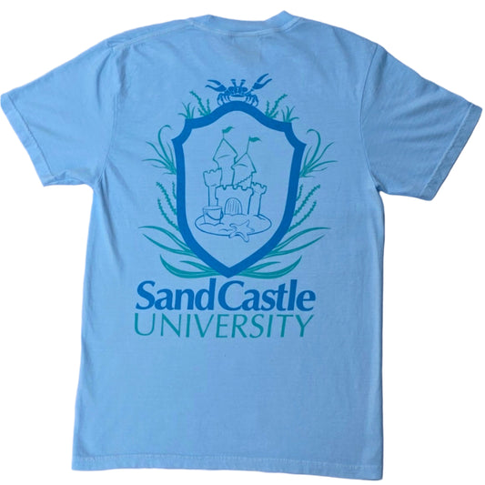 SCU Crest T-Shirt - Sky Blue