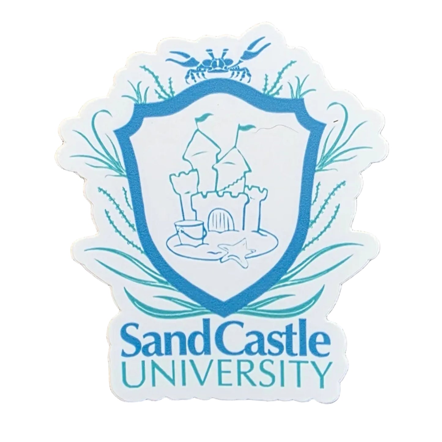 Crest & Crab Sticker