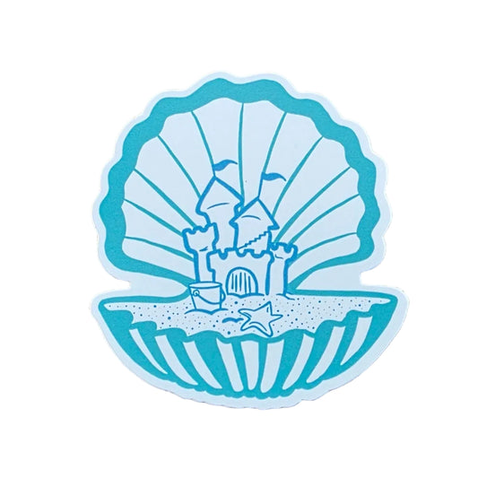 Seashell Castle Sticker